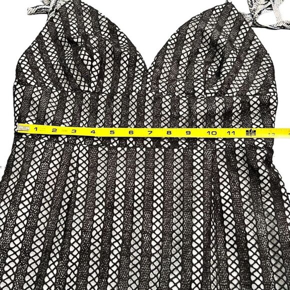 Bellevue Mia Lace Maxi Dress w/ Snakeskin Print Fits Medium Evening - Picture 7 of 13